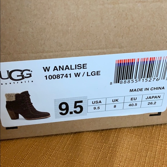 W Annalise Brown Ugg boots - Picture 1 of 4